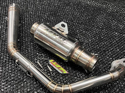 Knalpot Mx king UB Leher Full cacing